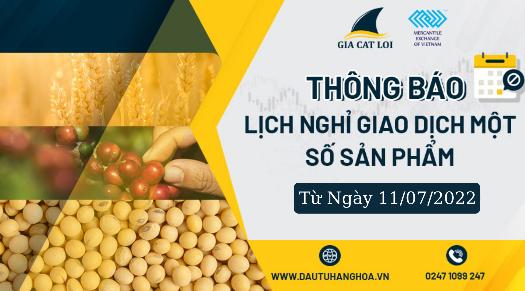 Lịch Nghỉ Giao Dịch 11/07/2022