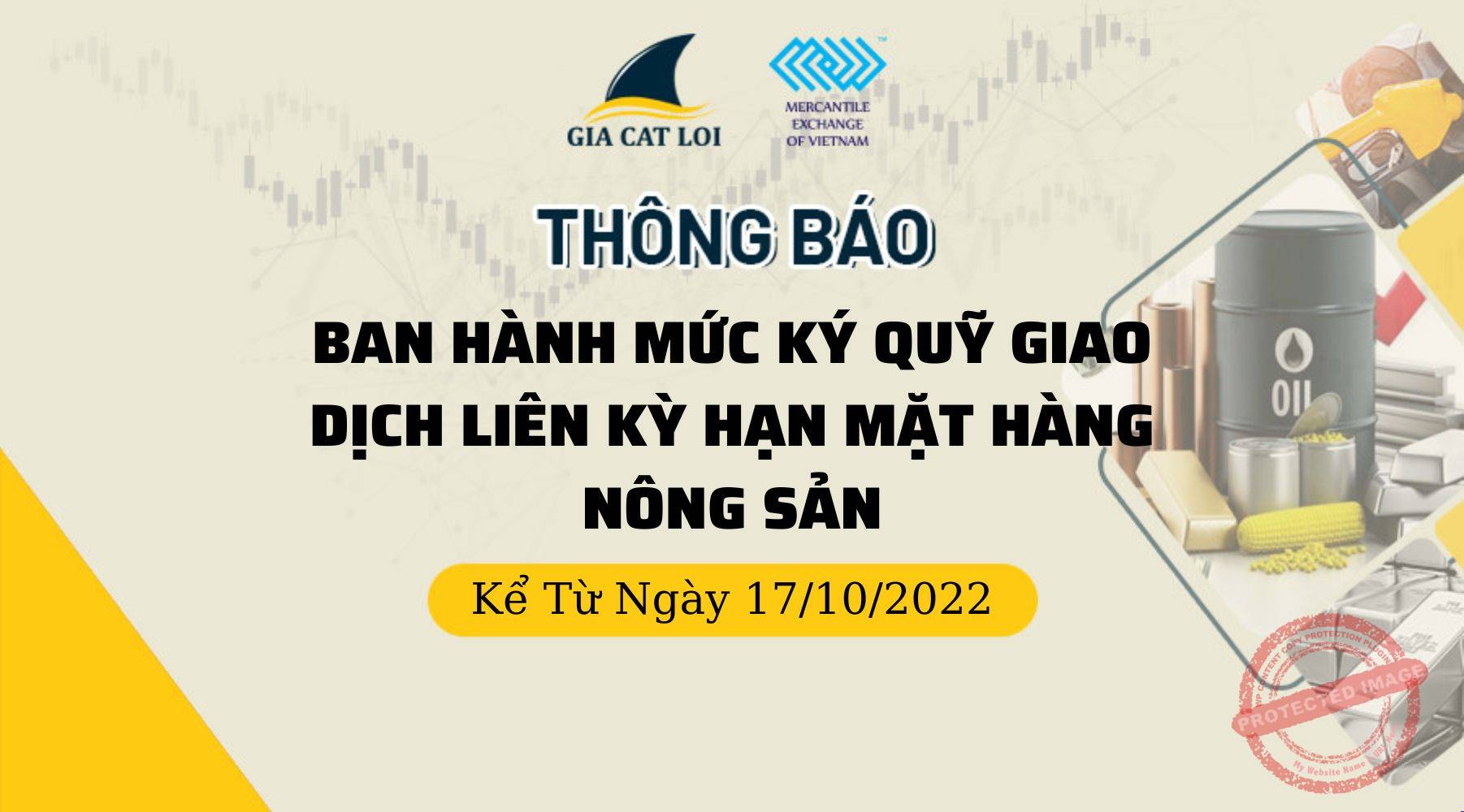 Liên Kỳ Hạn Mặt Hàng Nông Sản Ngày 17/10/2022