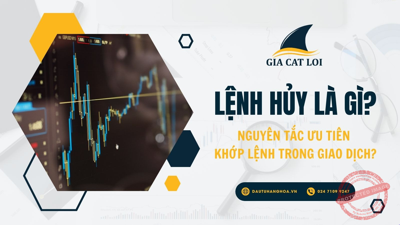 Lệnh hủy. Nguyên tắc ưu tiên trong giao dịch